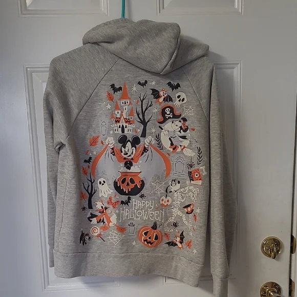 Disney Parks Gray Halloween Hoodie - Picture 3 of 7